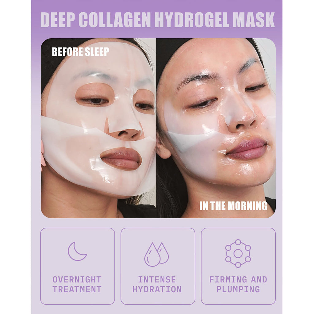 Deep Collagen Glass Skin Overnight Mask 4-pack