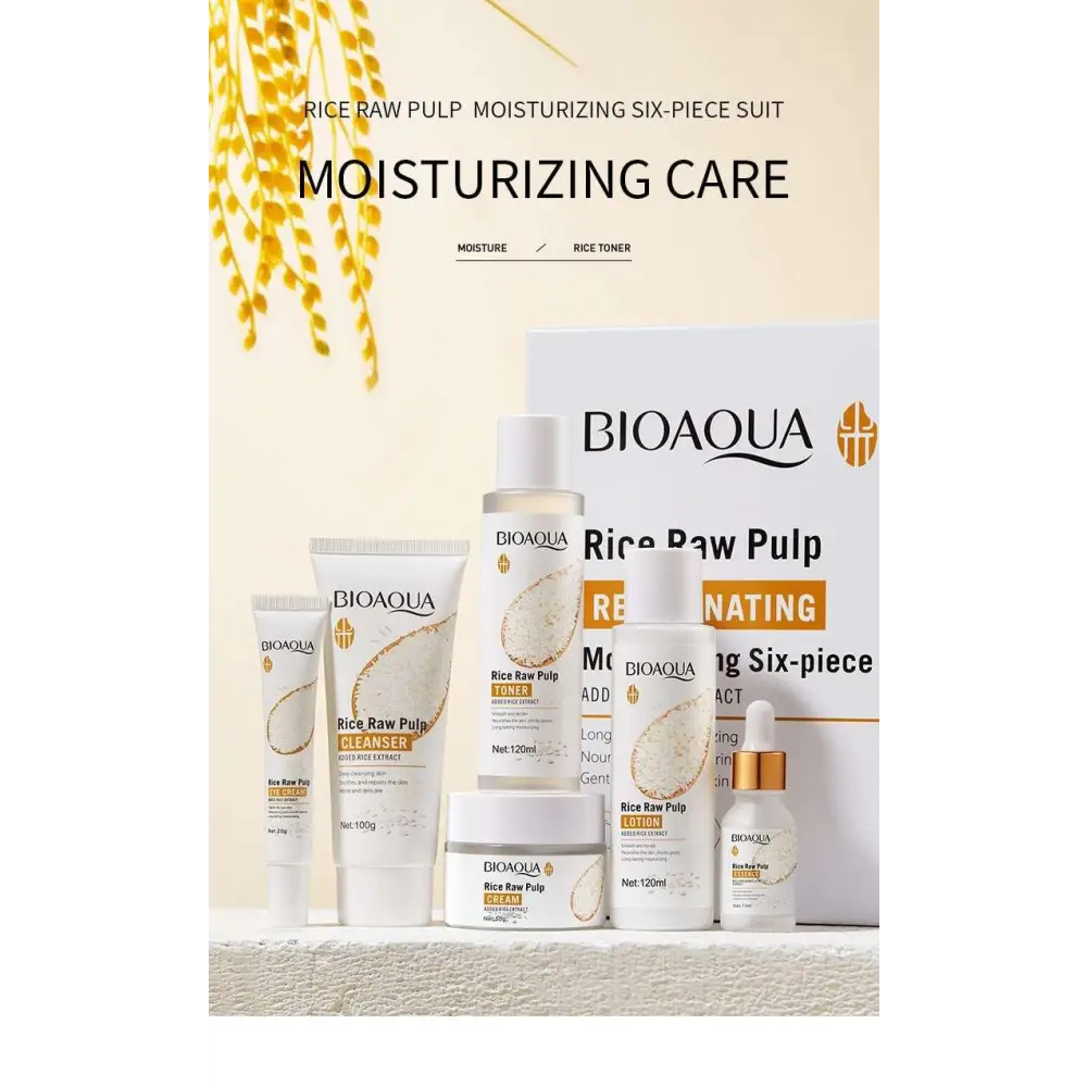 Rice Skin Rejuvenation Skincare Set with Eye Cream