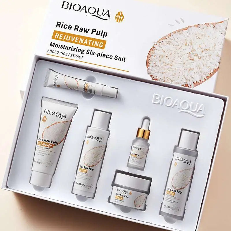 Rice Skin Rejuvenation Skincare Set with Eye Cream
